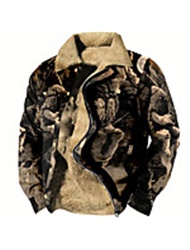 Men's Print Fleece Jackets