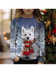 Girl's 3D Sweaters   Cardigans