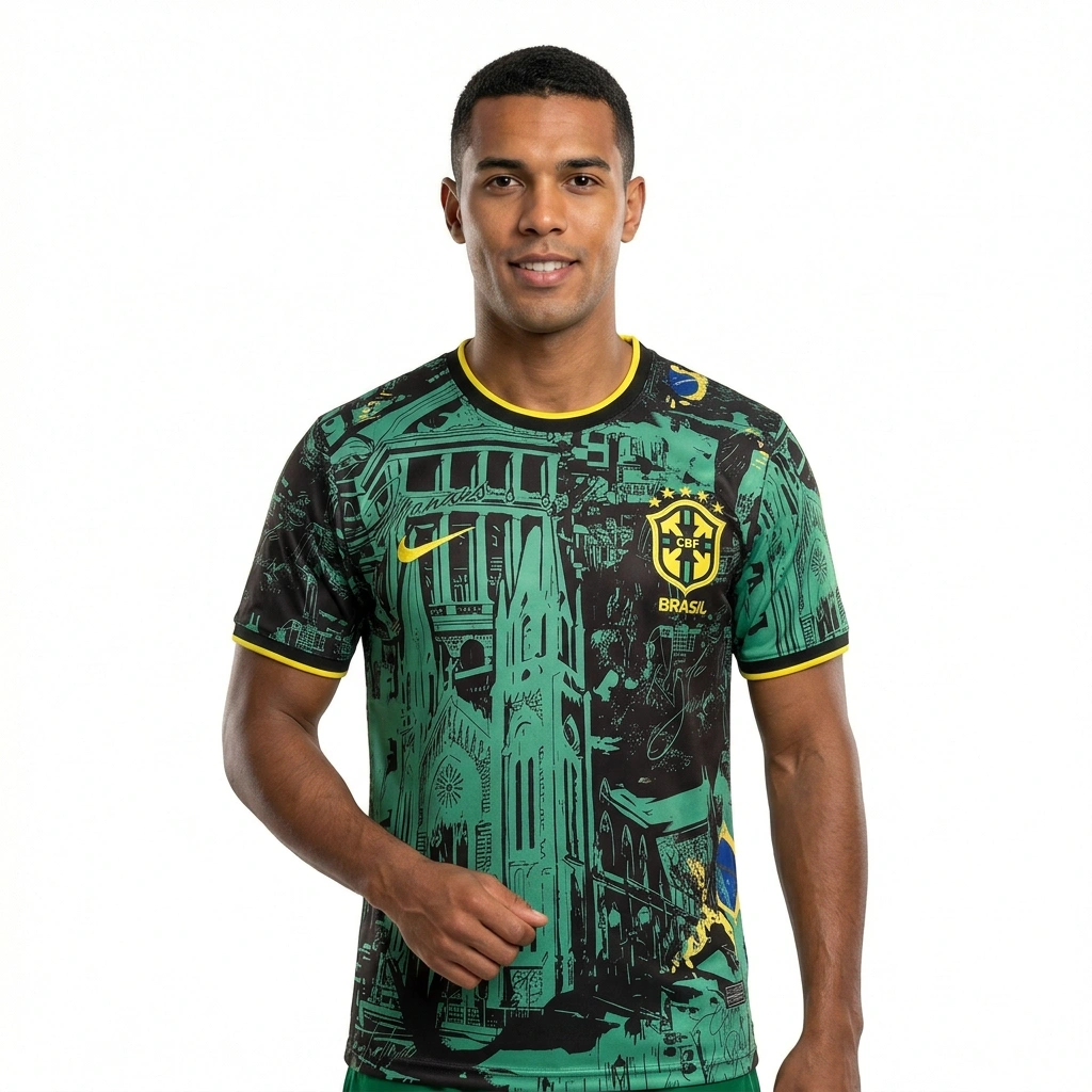 2025/26 Brazil Goalkeeper Training Jersey
