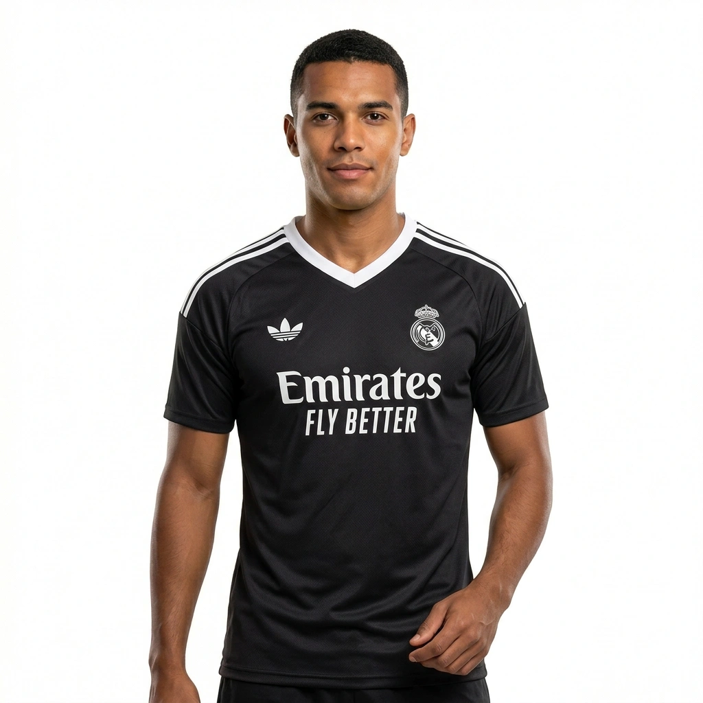 2024/25 Real Madrid Goalkeeper Jersey Black S-2XL