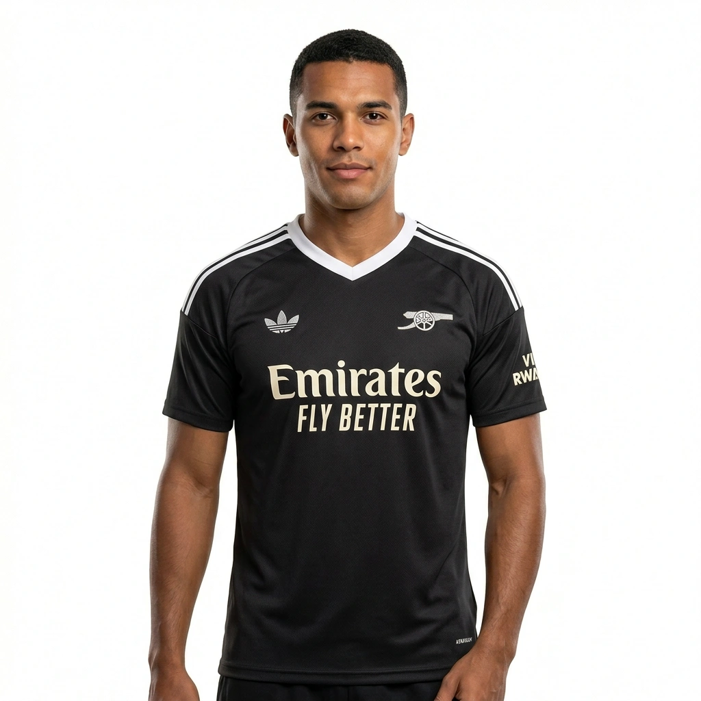 2024/25 Arsenal Goalkeeper Jersey Black S-2XL