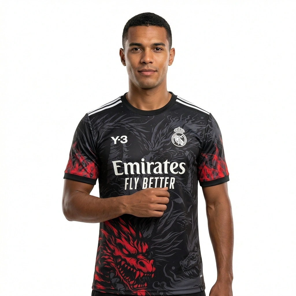 2025/26 Real Madrid Goalkeeper Training Kit Black S-2XL