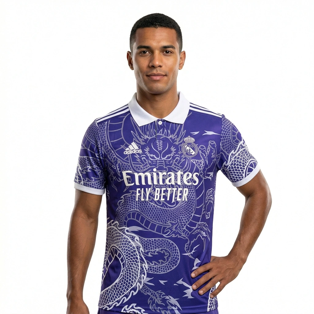 2024/25 Real Madrid Goalkeeper Training Kit Purple S-2XL