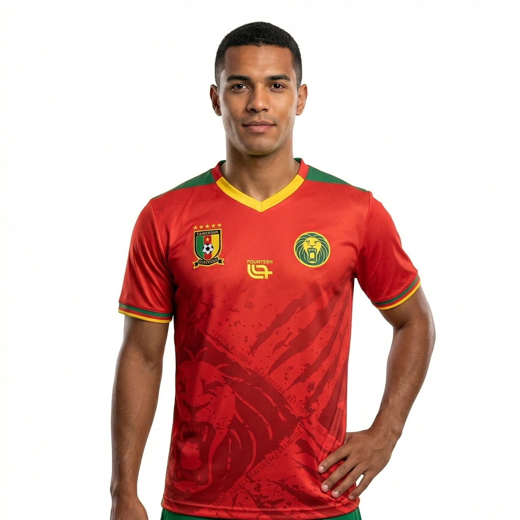 2025/26 Cameroon Home Jersey Red S-2XL