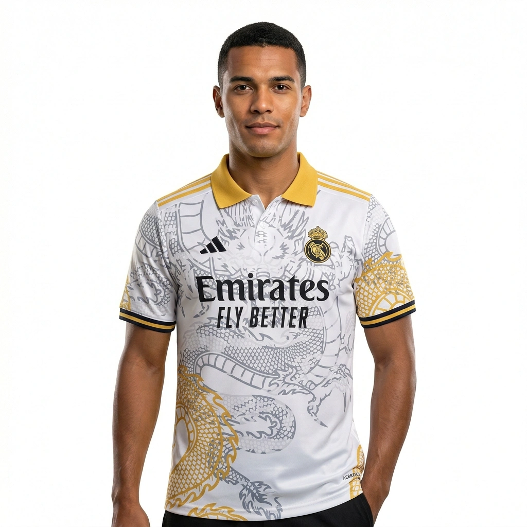 2025/26 Real Madrid Goalkeeper Training Jersey White S-2XL