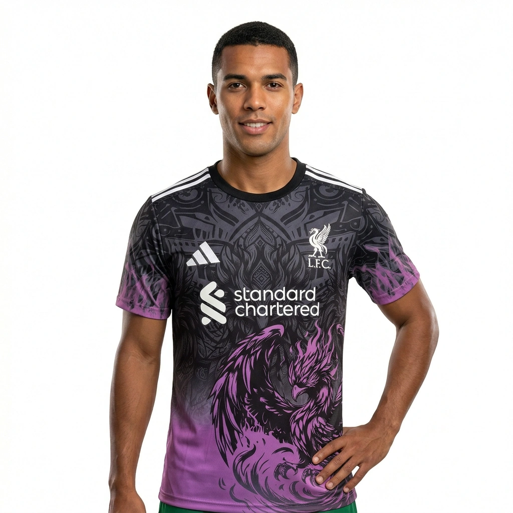 2025/26 Liverpool Goalkeeper Training Kit Black Purple S-2XL