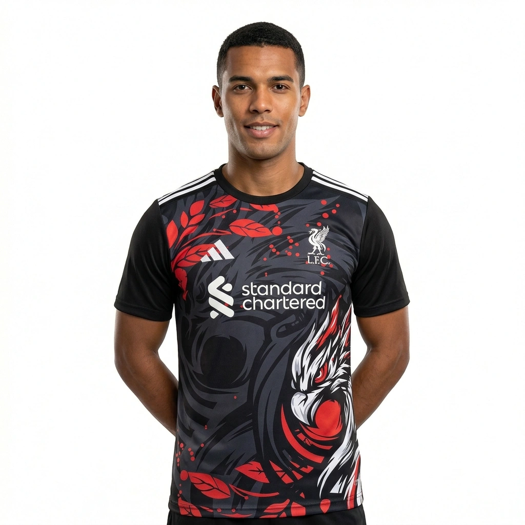 2025/26 Liverpool Goalkeeper Training Kit Black S-2XL