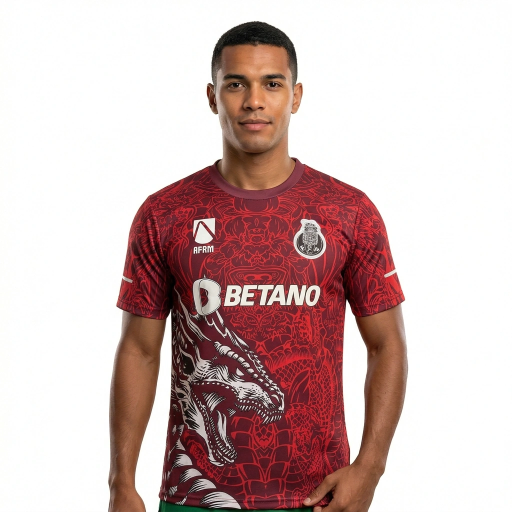 2025/26 Porto Goalkeeper Training Kit Red S-2XL