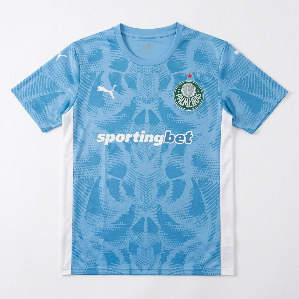 2025/26 Palmeiras Goalkeeper Jersey Blue S-4XL